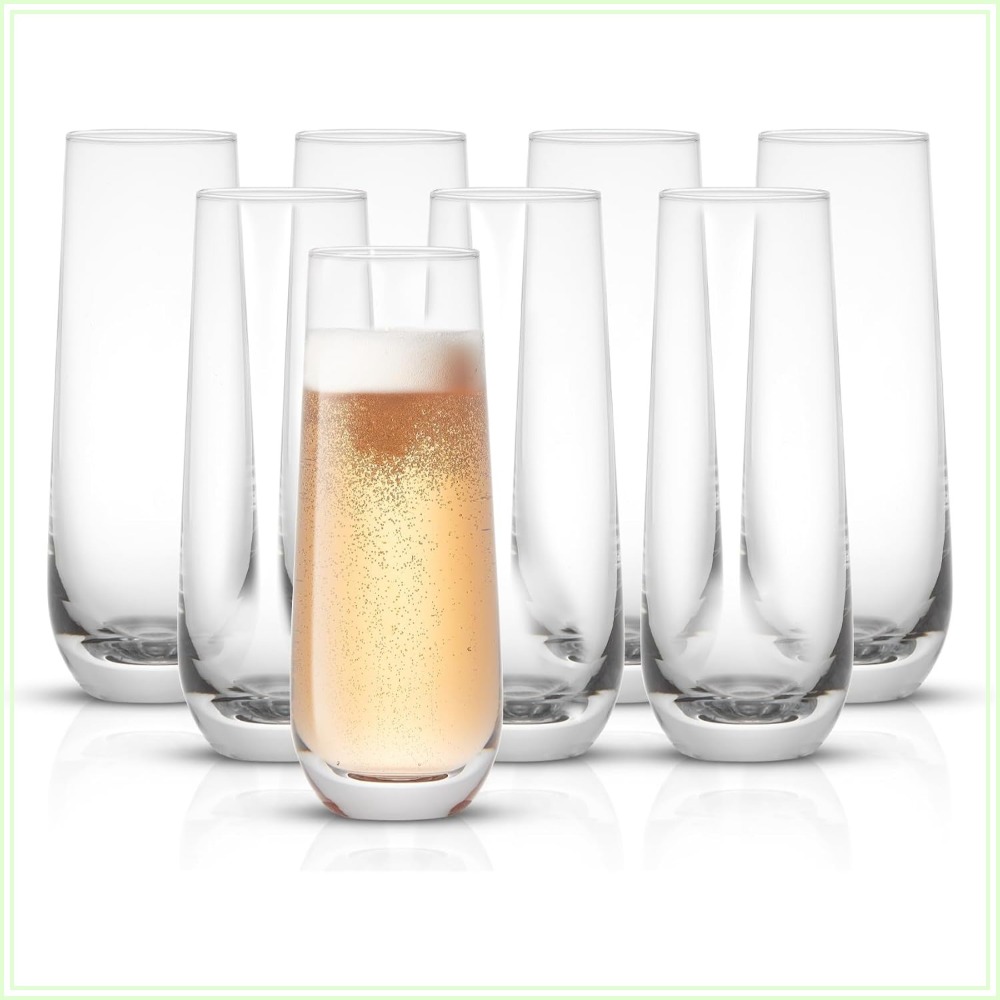Highball Glass Set - Juego de 8 Copas de Champán