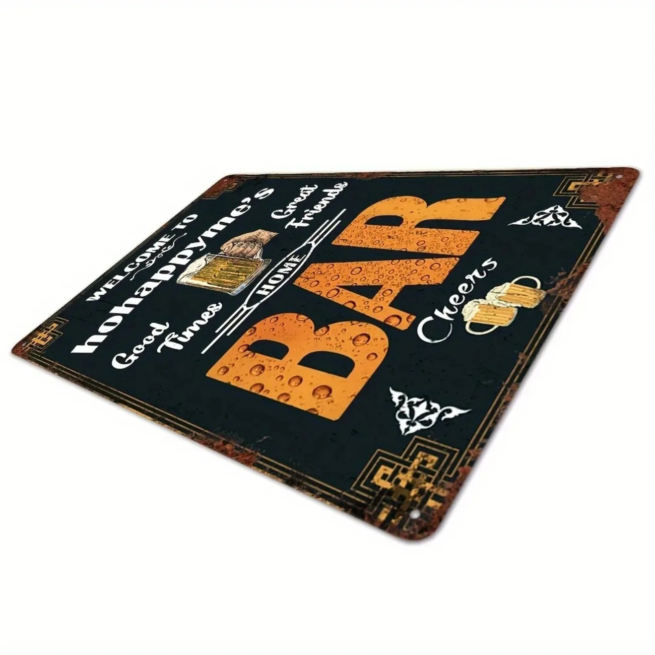 Home Bar Signs - 1 pieza Letrero de metal vintage