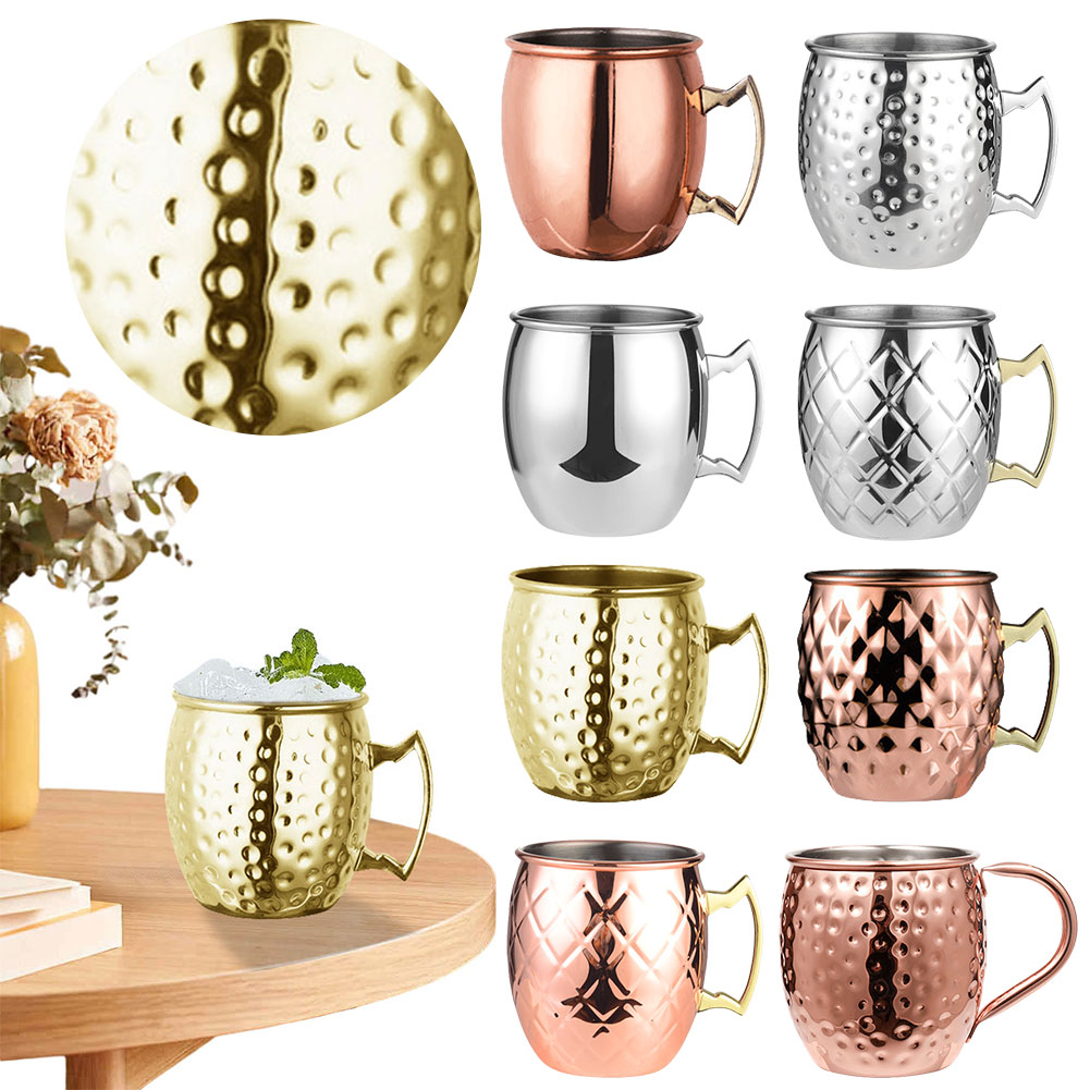 Mule Copper Mug - Taza de cóctel de 500ML, vaso