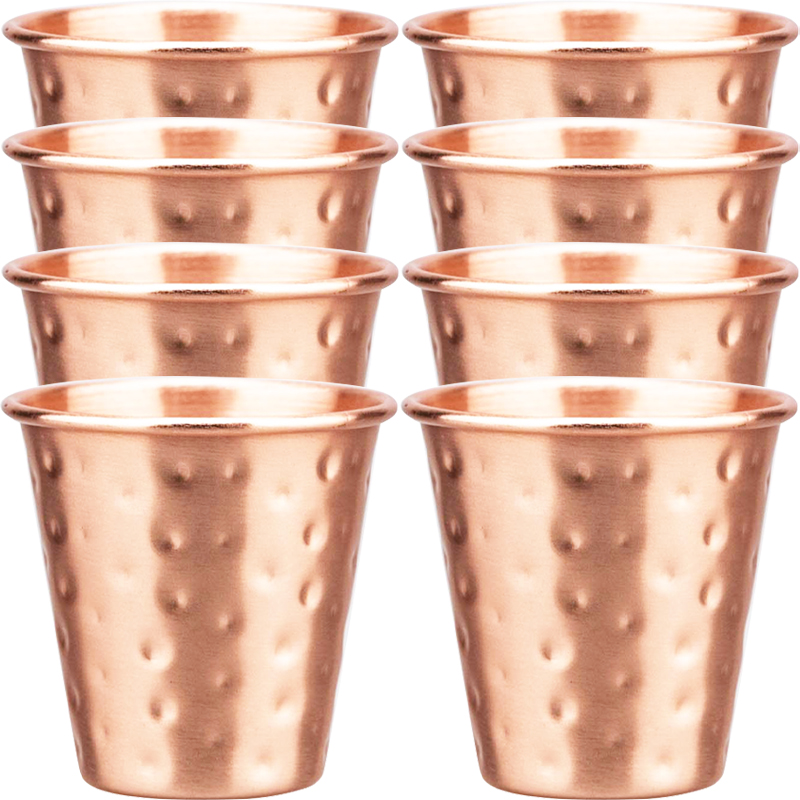 Mule Copper Mug - 6cs 8Pcs Nuevas Tazas de Cobre