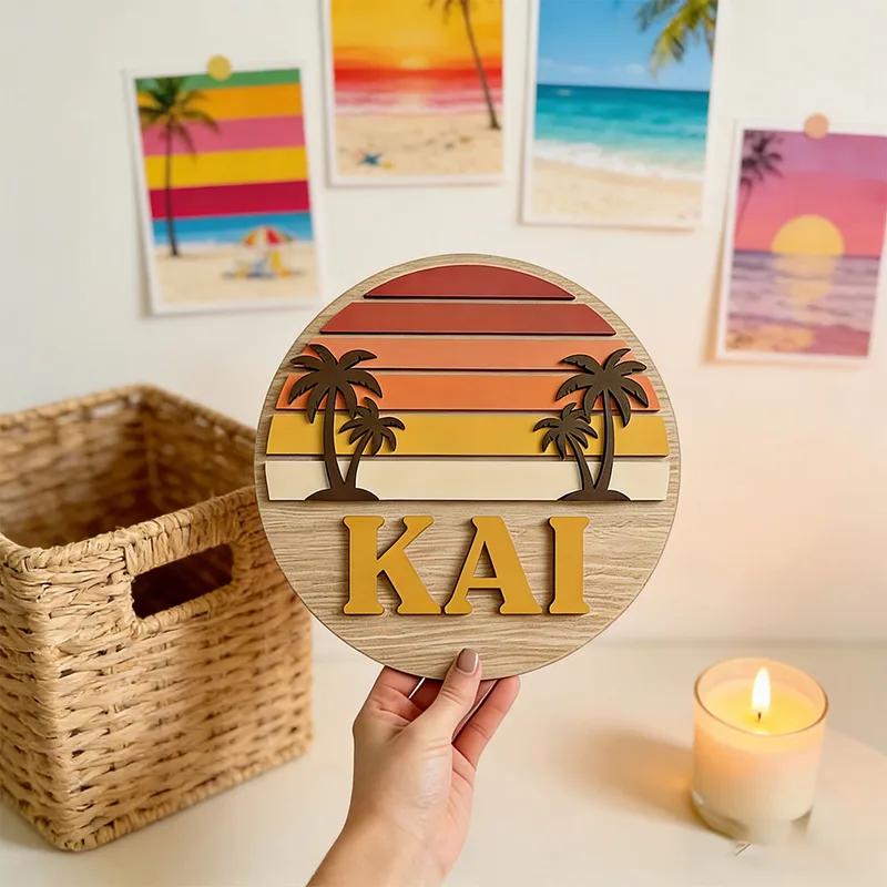 Home Bar Signs - Letrero de Madera Personalizable con Nombre,