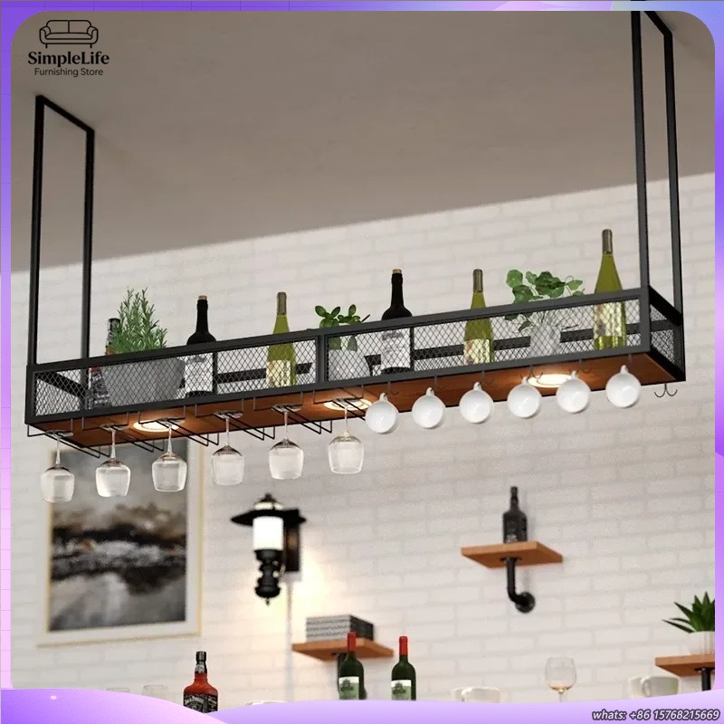 Home Bar Shelves - Mueble Bar con Vinoteca Abierta y