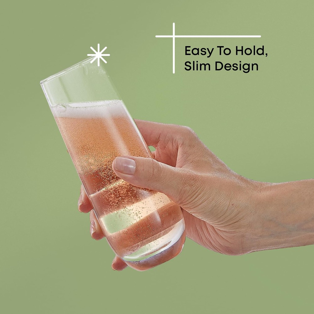 Juego de 8 Copas de Champán si - Highball Glass Set reseña y precio