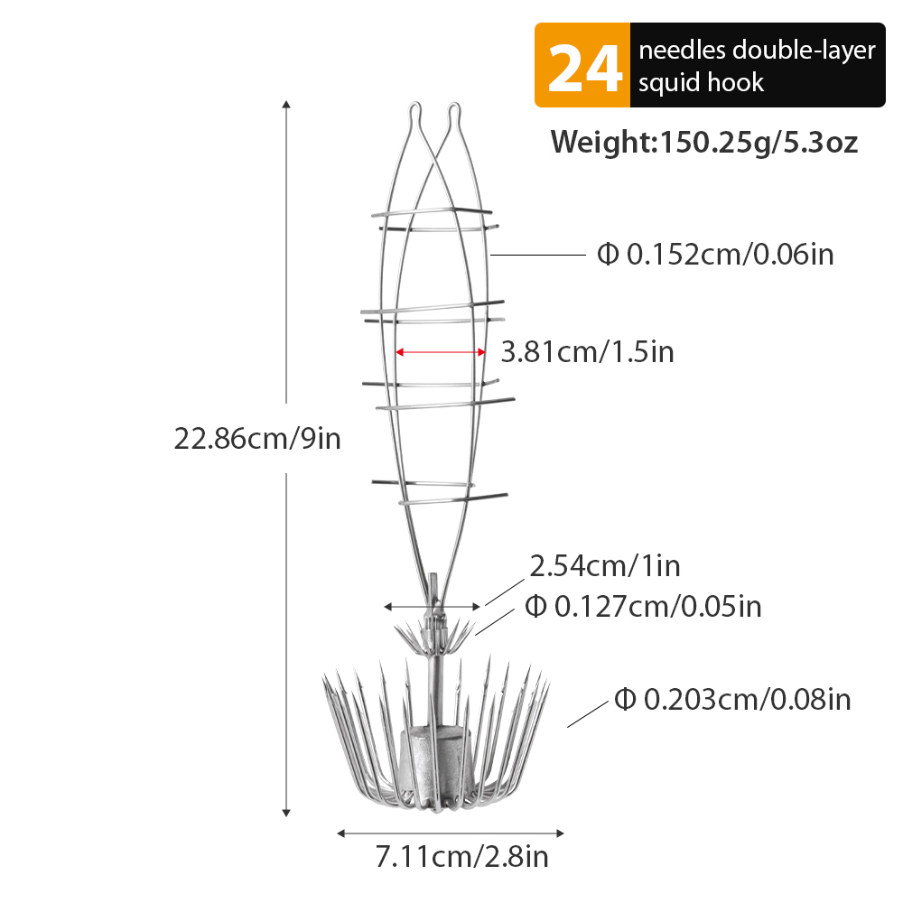 1 anzuelo de calamar grande de - Jigger Double Sided reseña y precio