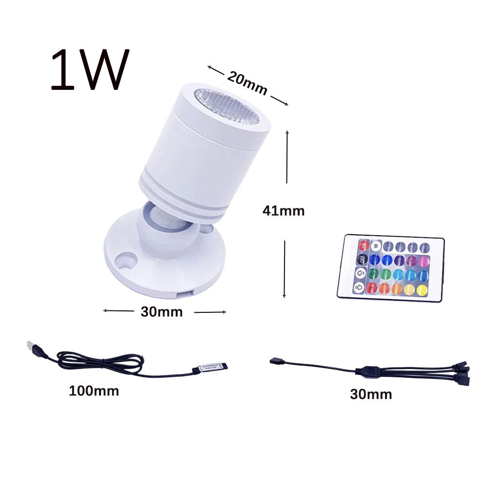 Mini foco LED USB de 5V RGB, 1 - Home Bar And Counter reseña y precio