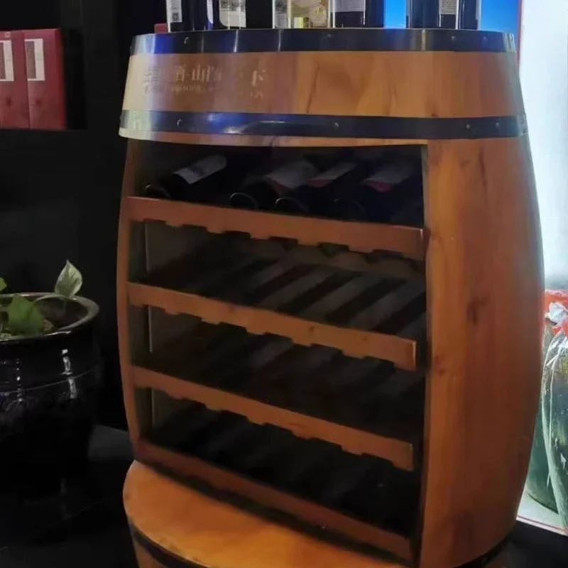 Estante de vino de madera maci - Home Bar Shelves reseña y precio