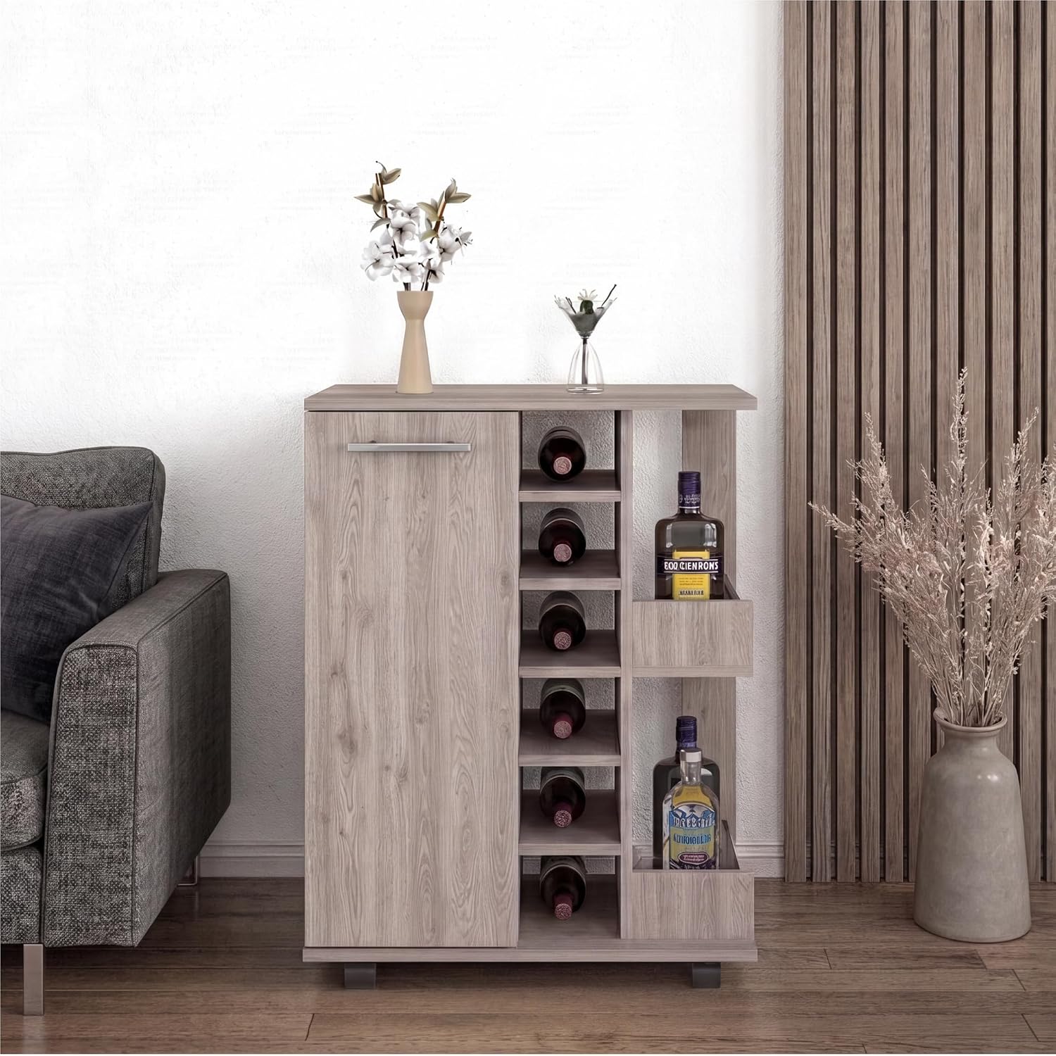Carrito de Bar con Ruedas, Sup - Home Bar Shelves reseña y precio