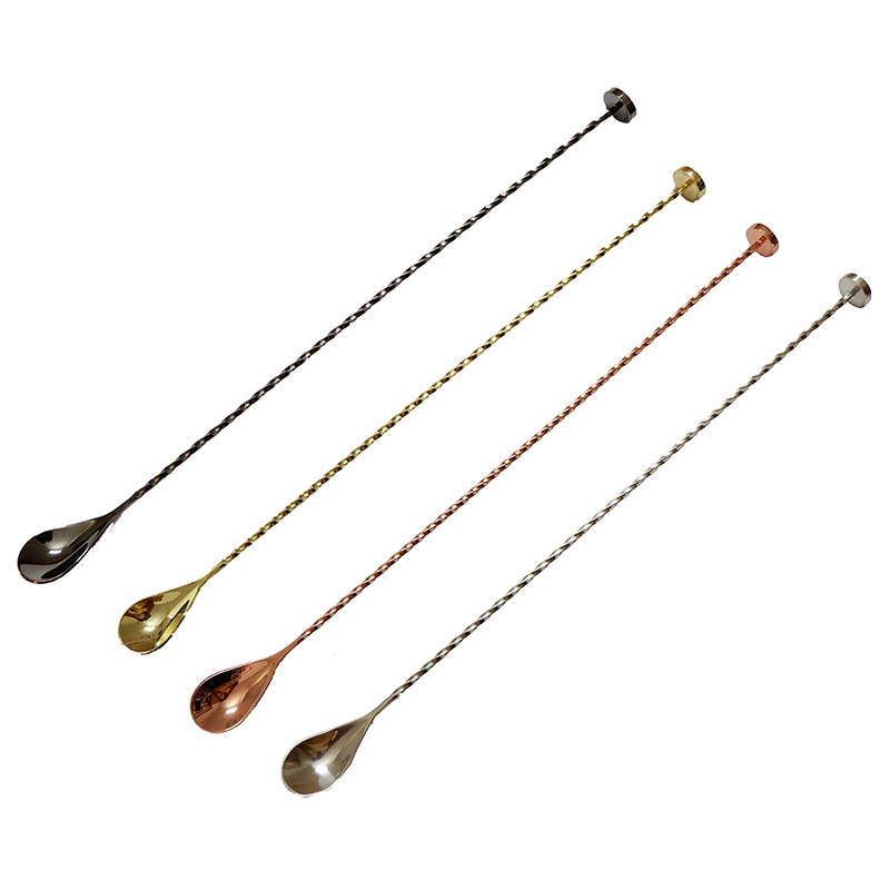 Cuchara de cóctel de acero ino - Bar Spoon Twisted reseña y precio