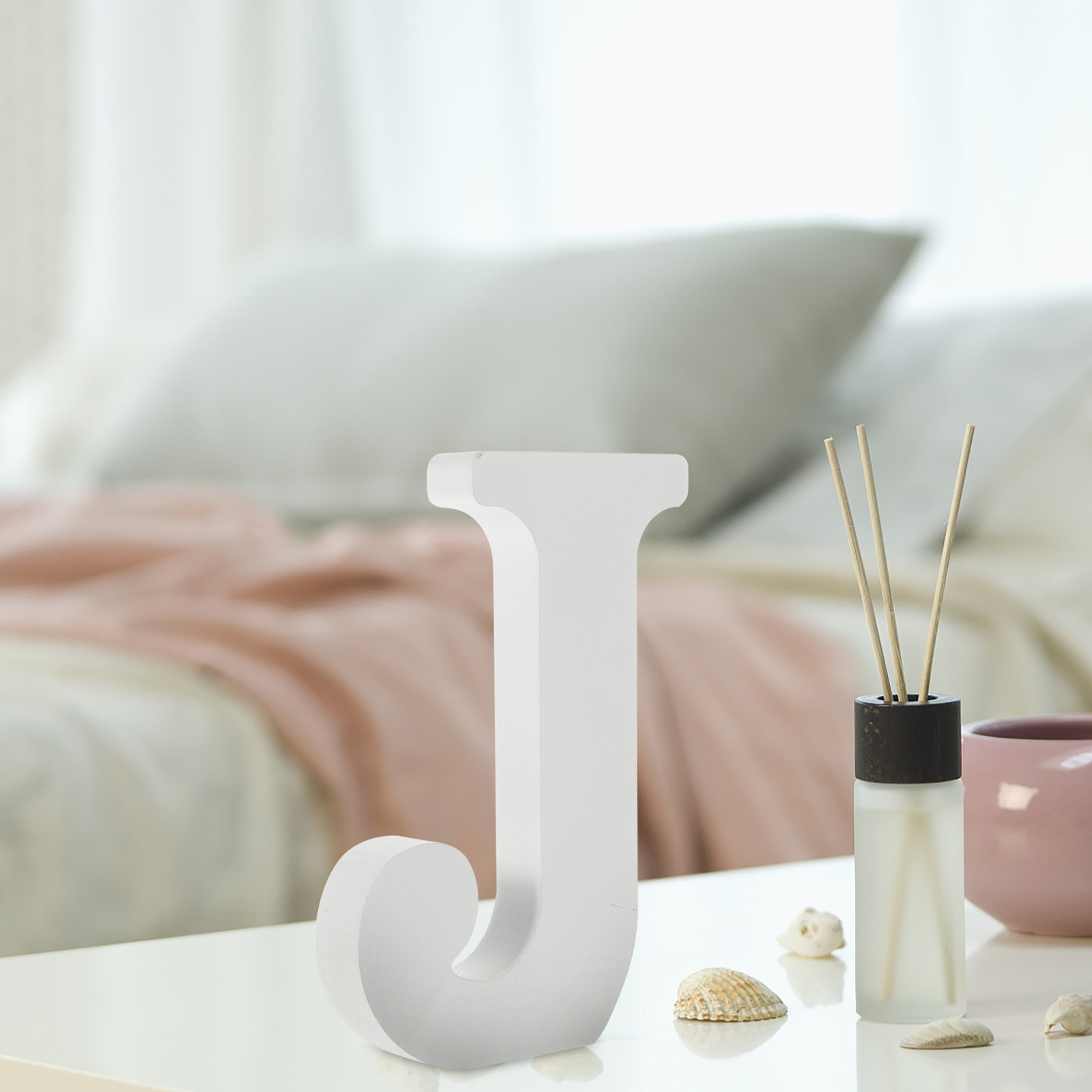 Letra J de Madera sin Acabado, - Home Bar Shelves reseña y precio