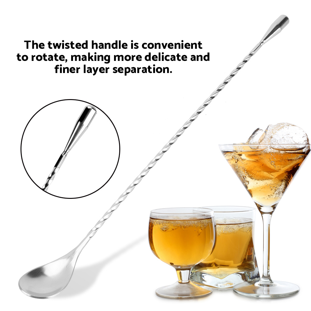 Cuchara Mezcladora de Acero In - Bar Spoon Twisted reseña y precio