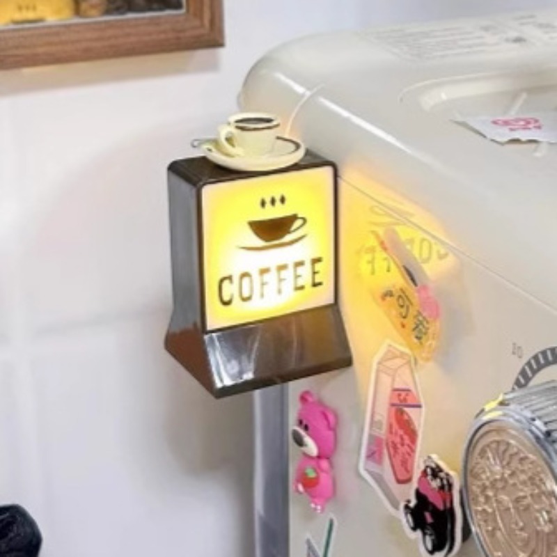 Placa de luz de café/bar, imán - Home Bar And Fridge reseña y precio