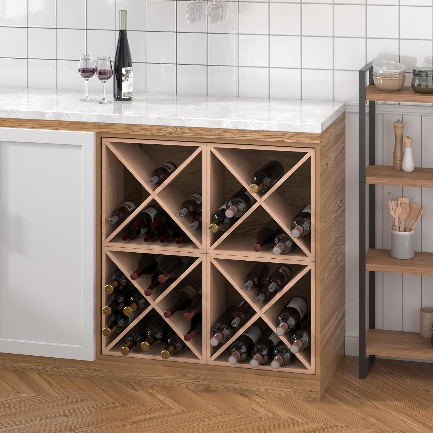Estante para 96 Botellas de Vi - Home Bar Shelves reseña y precio