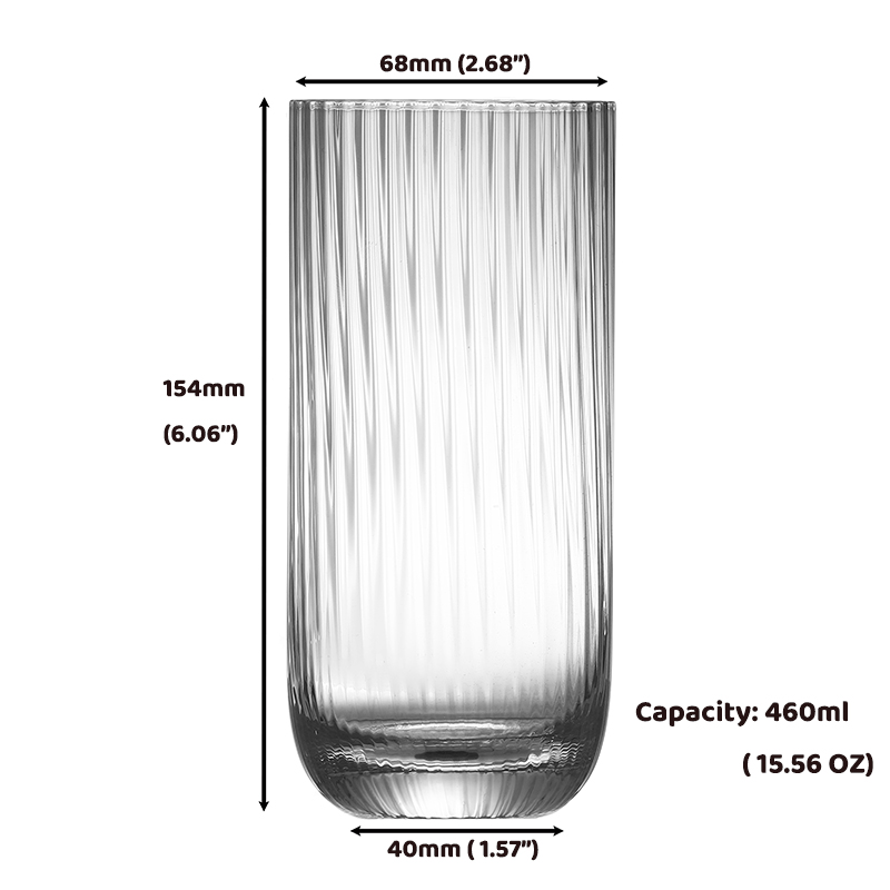 Vaso Collins de cristal creati - Highball Glass Set reseña y precio